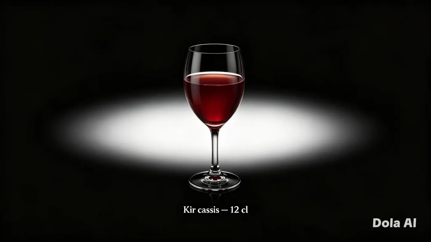 Kir cassis 12cl