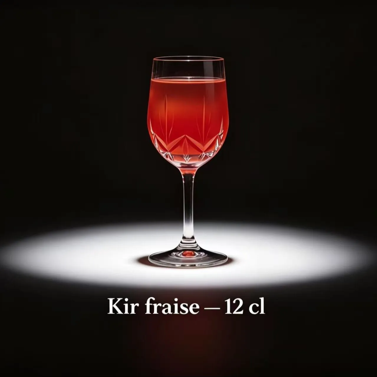 Kir Fraise 12cl