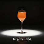 Kir pêche 12cl