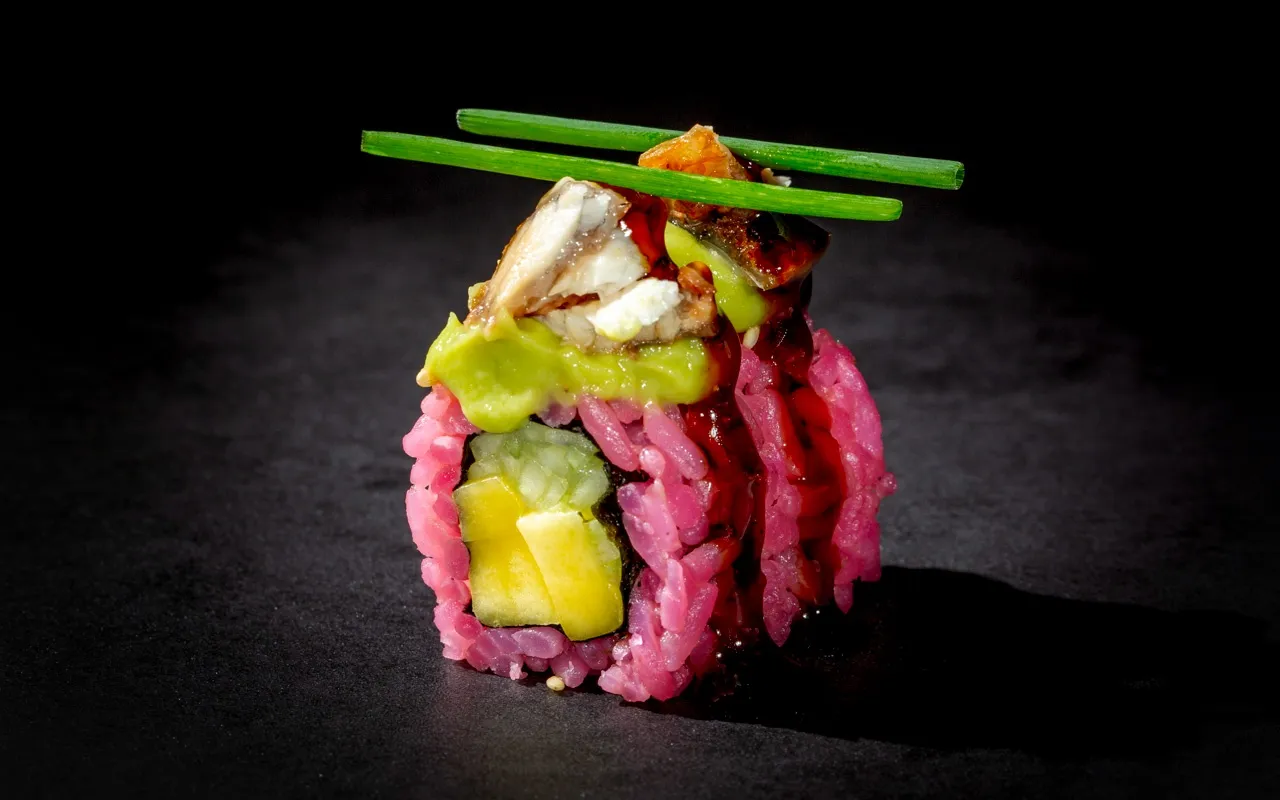 Pink unaghi roll – Sushijin, restaurant japonais à Olivet